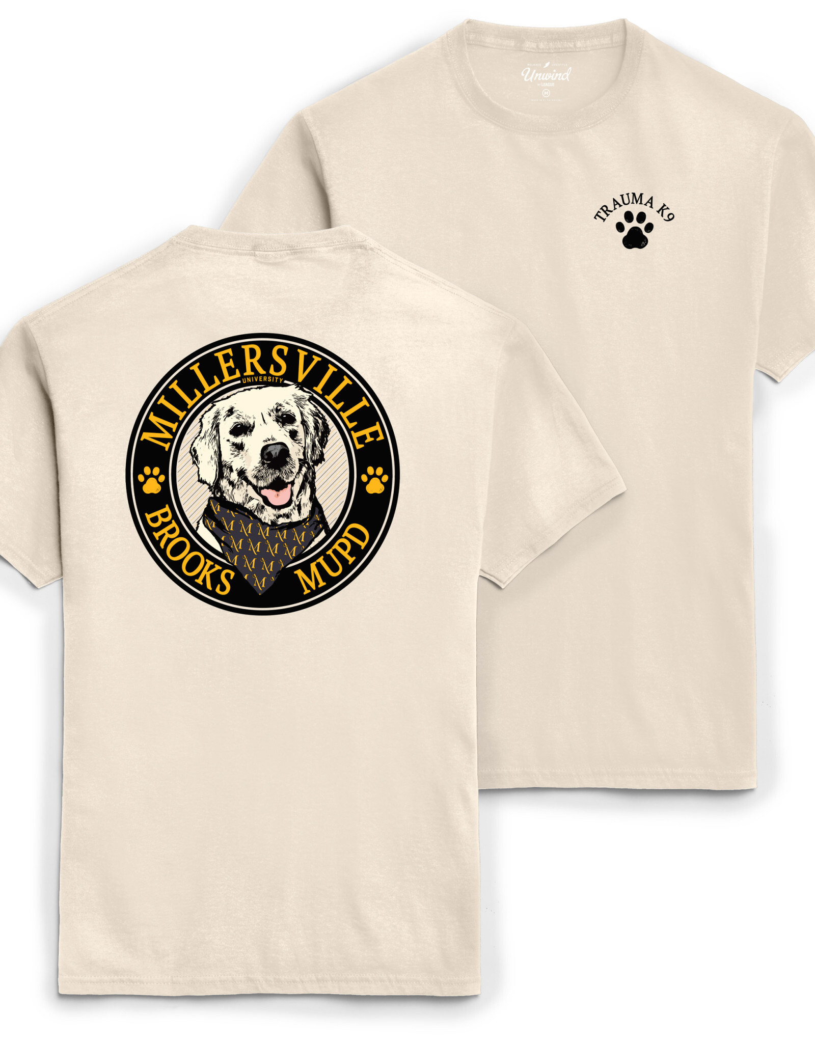League Brooks Short Sleeve Tee Natural