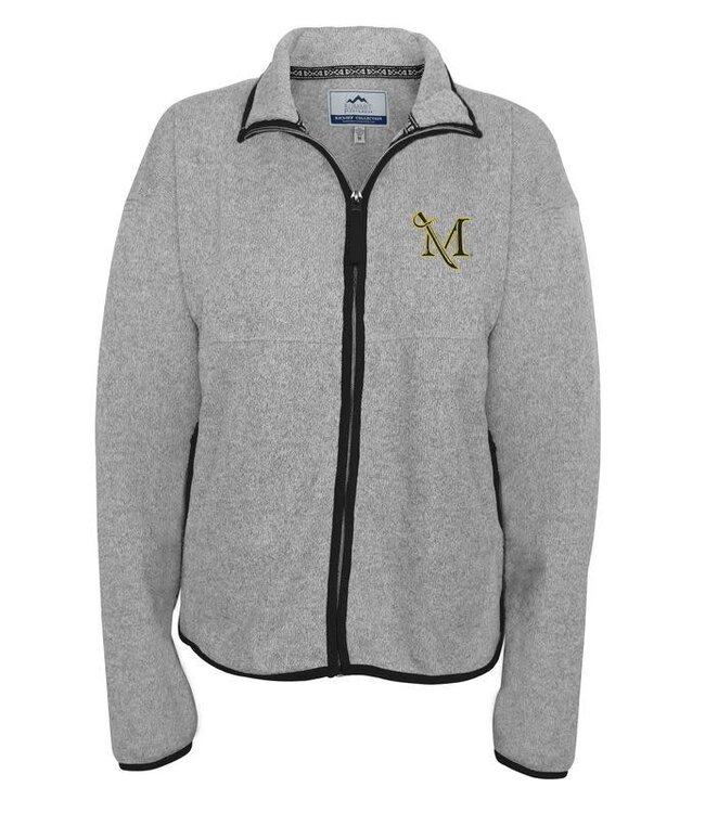 Natalie Heather Sweater Full Zip Jacket