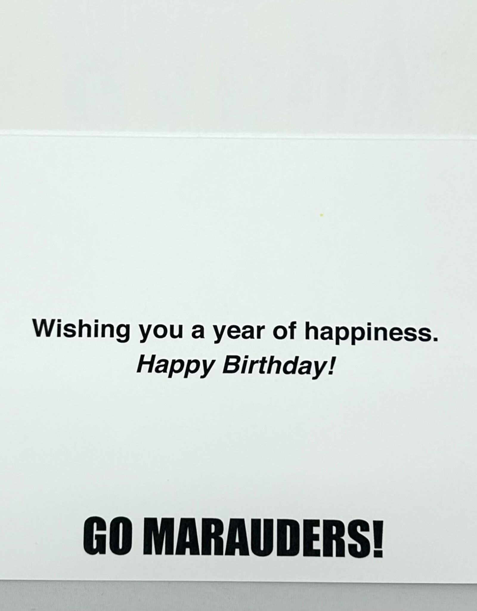 Millersville Happy Birthday Marauder Card