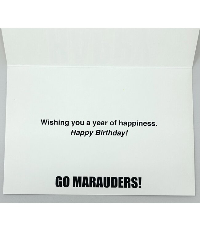 Millersville Happy Birthday Marauder Card