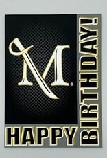 Millersville Happy Birthday M Sword Grid Card