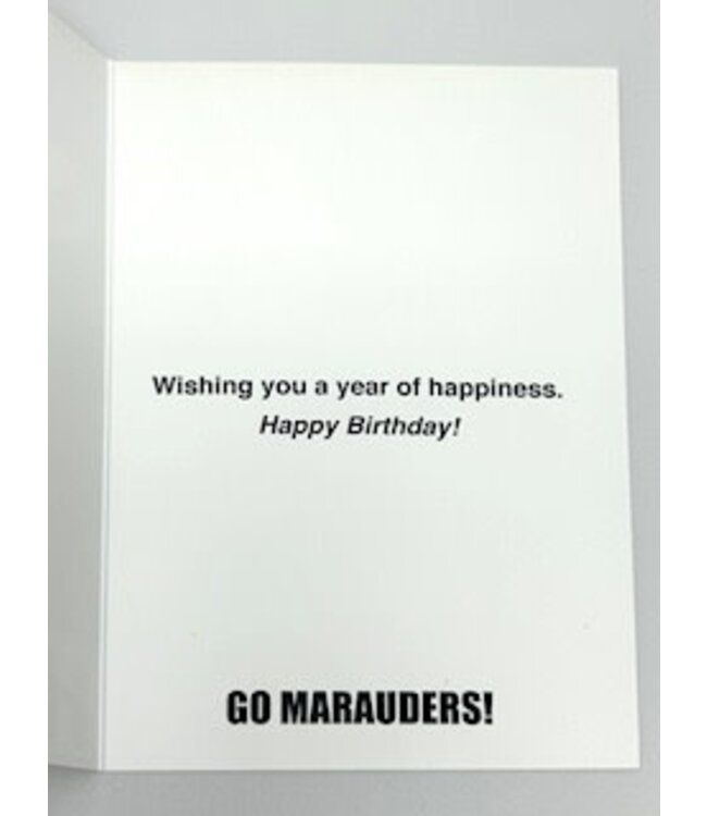 Millersville Happy Birthday M Sword Grid Card