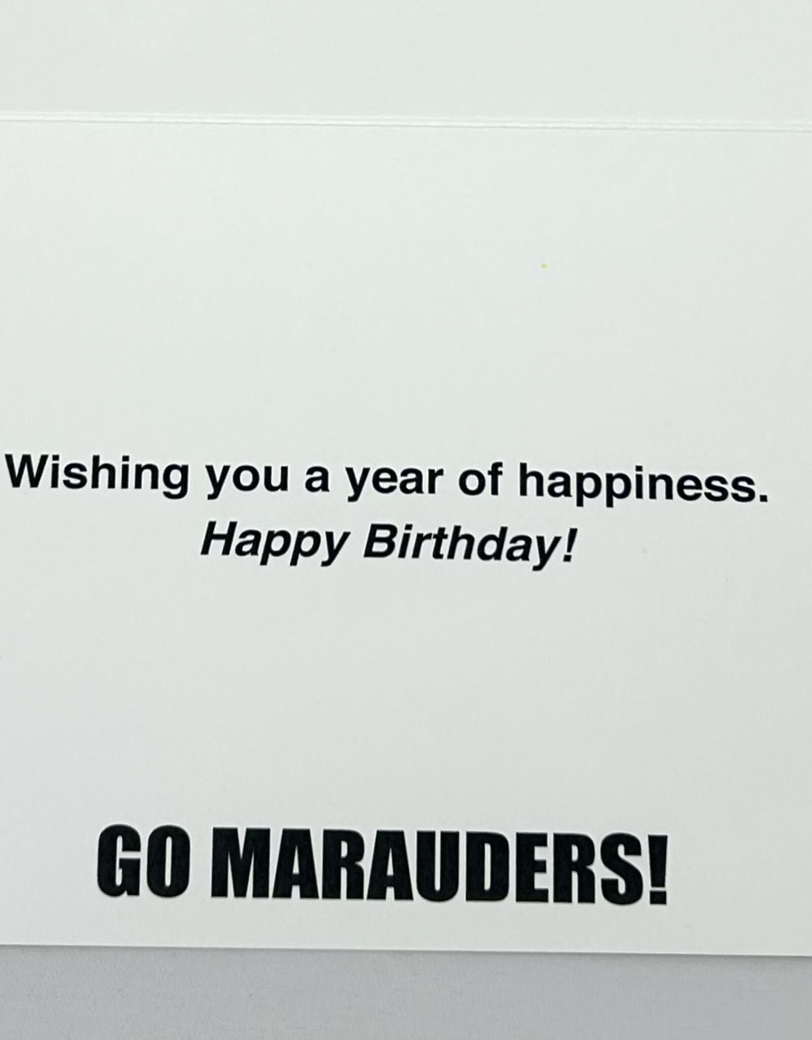 Millersville Happy Birthday M Sword Card