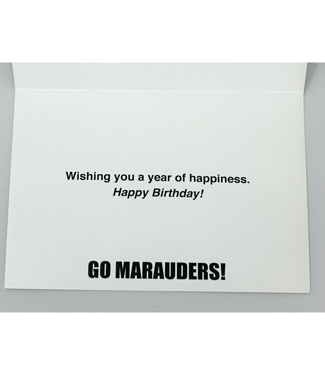 Millersville Happy Birthday M Sword Card