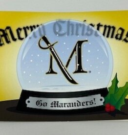 Millersville Merry Christmas Snow Globe Card