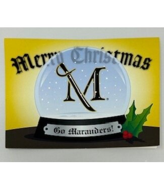 Millersville Merry Christmas Snow Globe Card