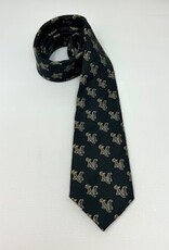 Black Woven M-Sword Necktie