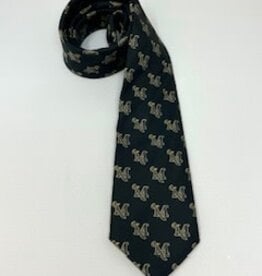 Black Woven M-Sword Necktie