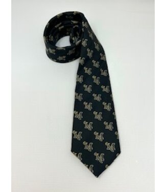 Black Woven M-Sword Necktie