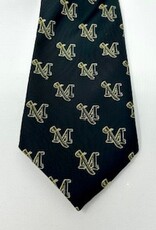 Black Woven M-Sword Necktie
