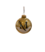 Glitter M Sword Ornament
