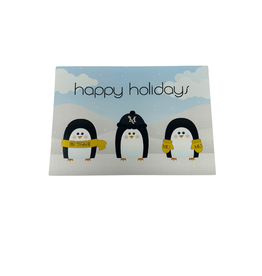 Millersville Happy Holidays Penguin Card