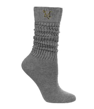 Women's Scrunch Socks Heather Grey