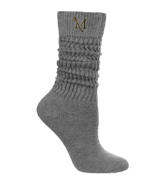 Women's Scrunch Socks Heather Grey