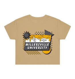 Comic Crop Top Vintage Gold