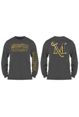 3D Two-Location Grey Longsleeve Tee