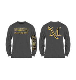 3D Two-Location Grey Longsleeve Tee