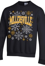 Champion Snowflake Holiday Crew Black