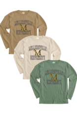 Ringspun Longsleeve Tee Millersville University with M-Sword