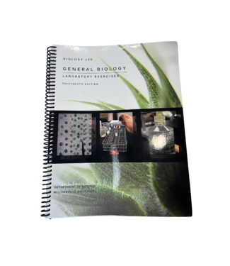 BIOL 100 General Biology Laboratory Exercises 13th Edition