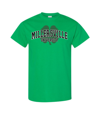 Millersville University Shamrock Tee Irish Green