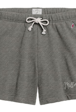 League Academy Shorts with Embroidery Phys Ed Grey