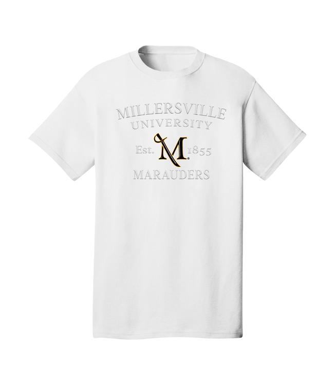 Everette Tee with White Puff Ink