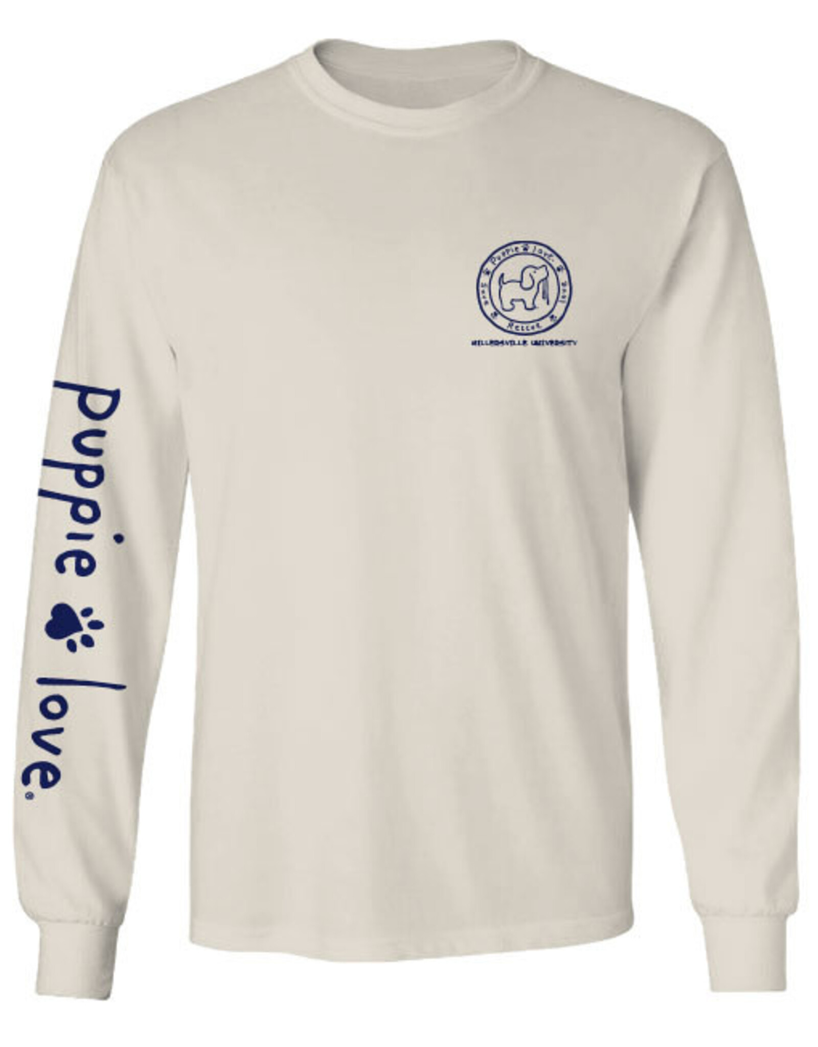 Puppie Love Puppie Love Jeep Swan Longsleeve Tee Natural