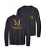League Black Long Sleeve Pocket Tee
