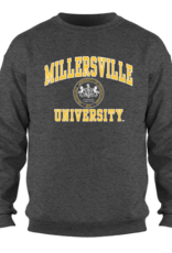 Millersville Seal Crewneck Dark Heather