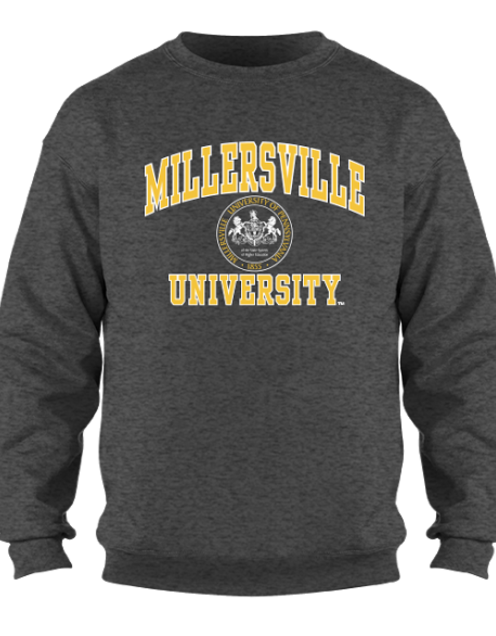 Millersville Seal Crewneck Dark Heather
