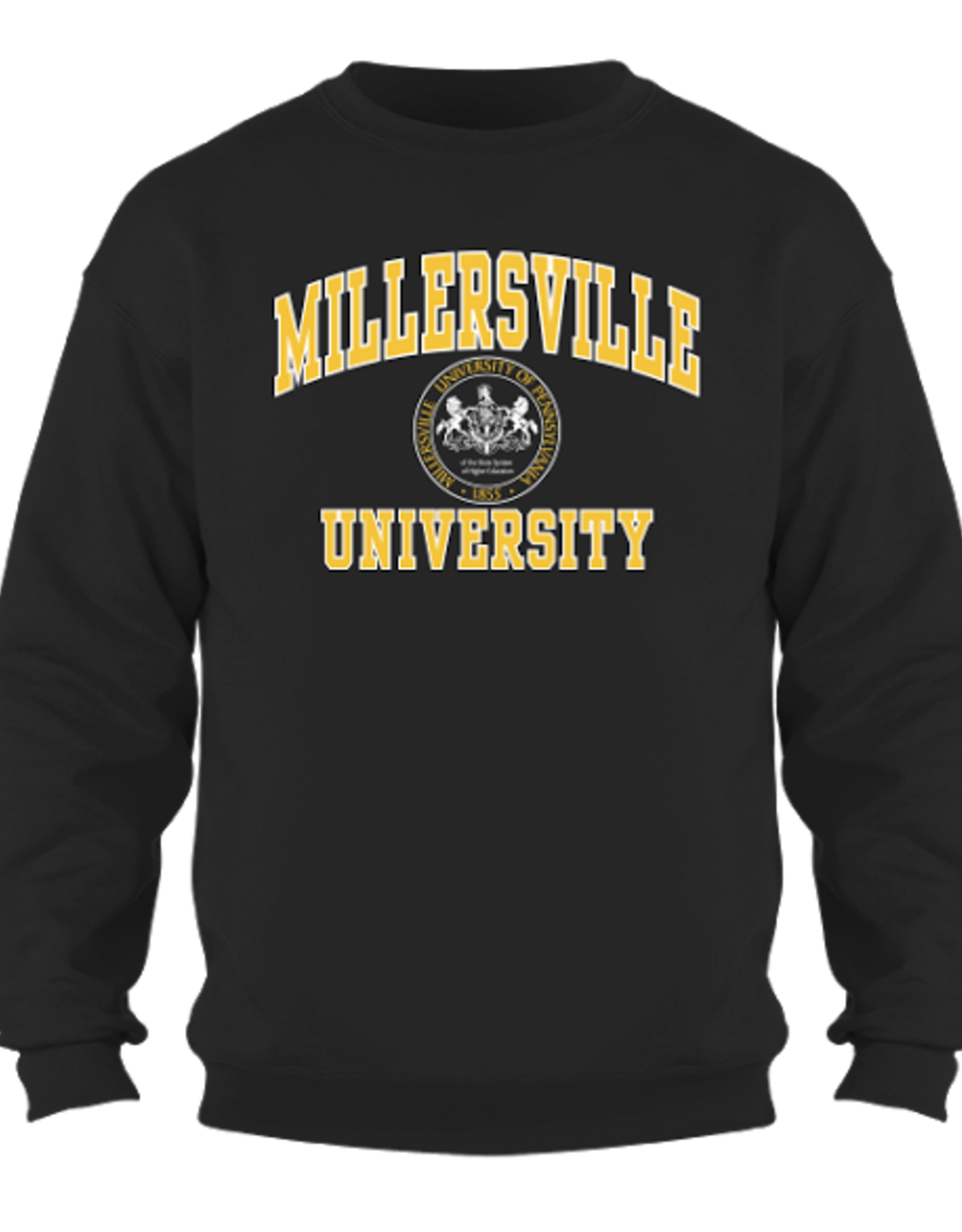 Millersville Seal Crewneck Black