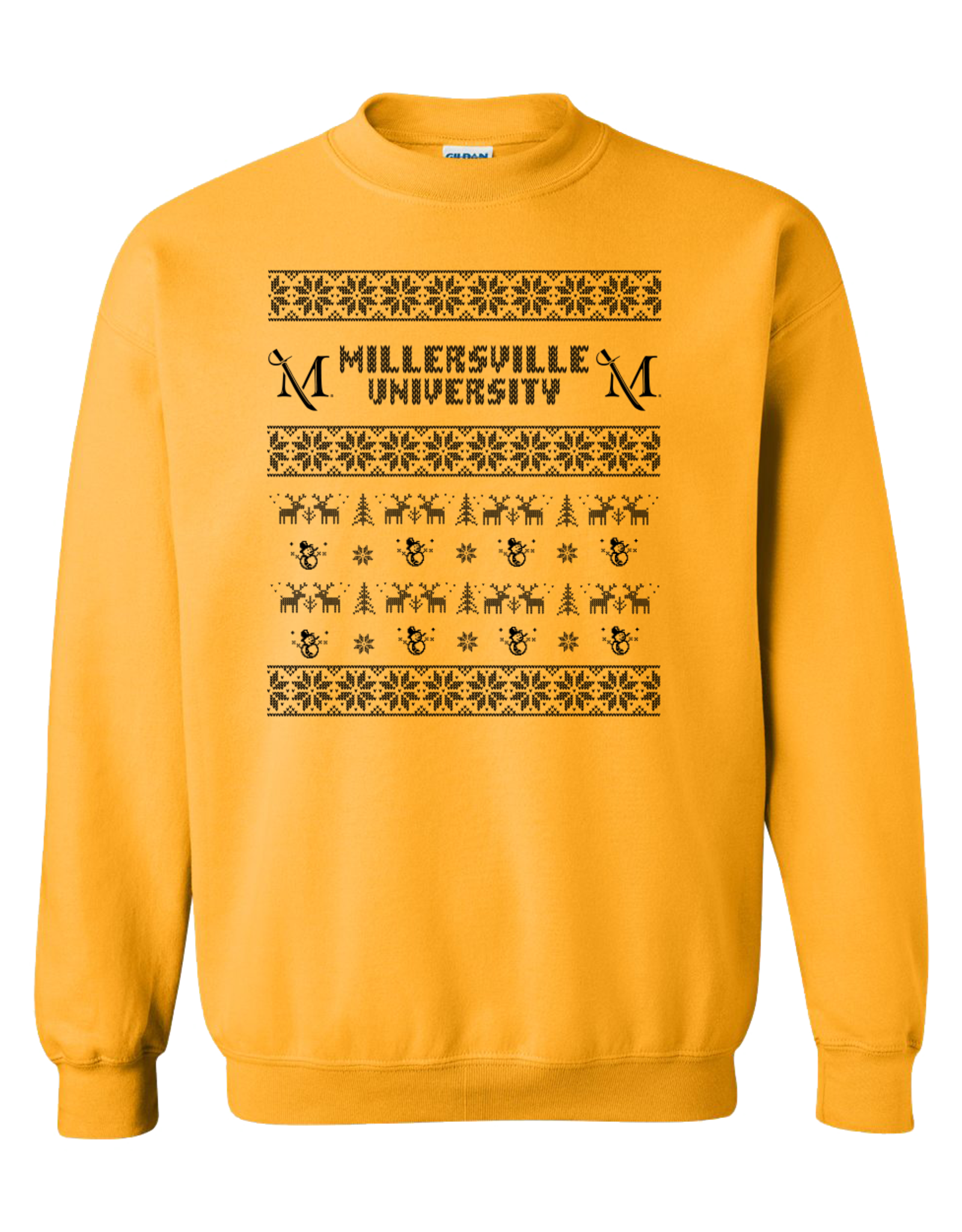 Holiday Sweater Crew Gold
