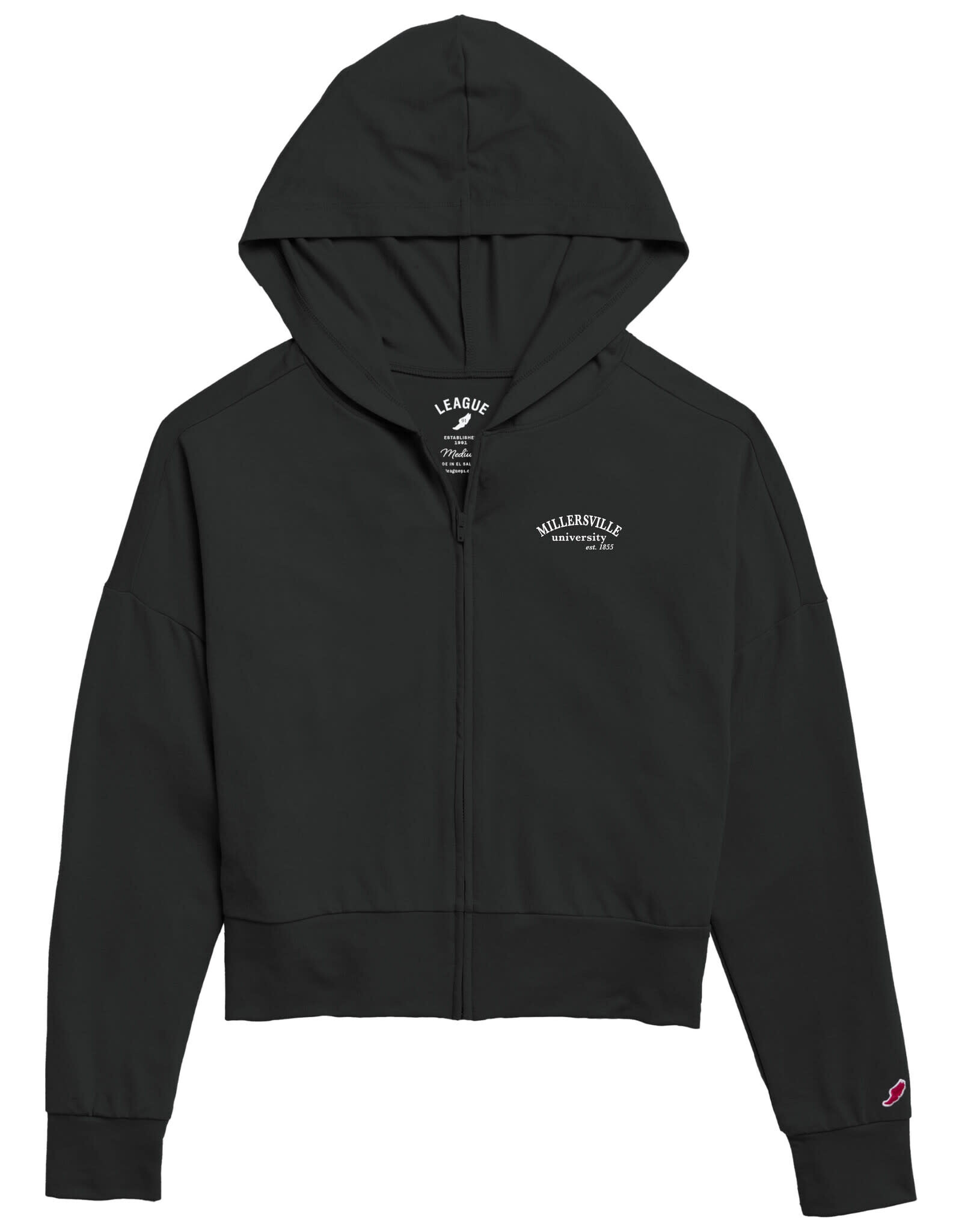 League Women's All Day Full Zip Midi
