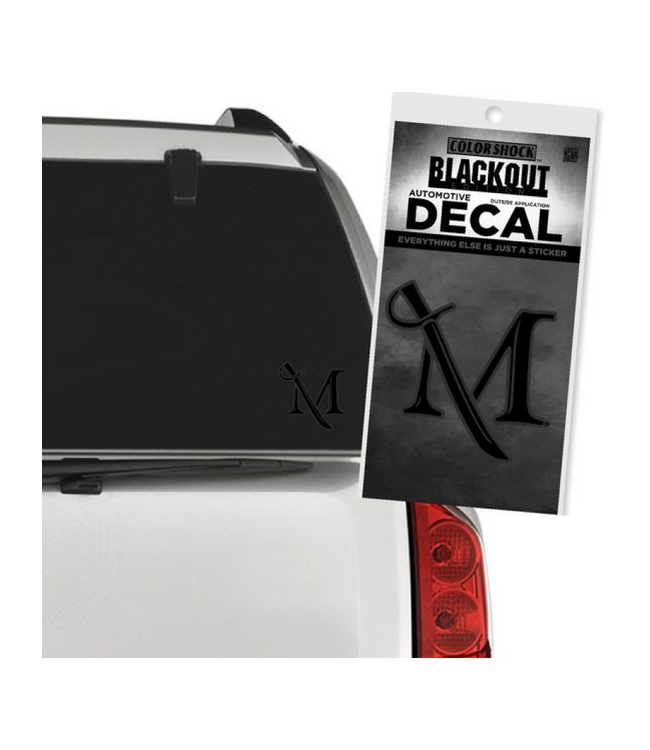 Blackout M Sword Decal