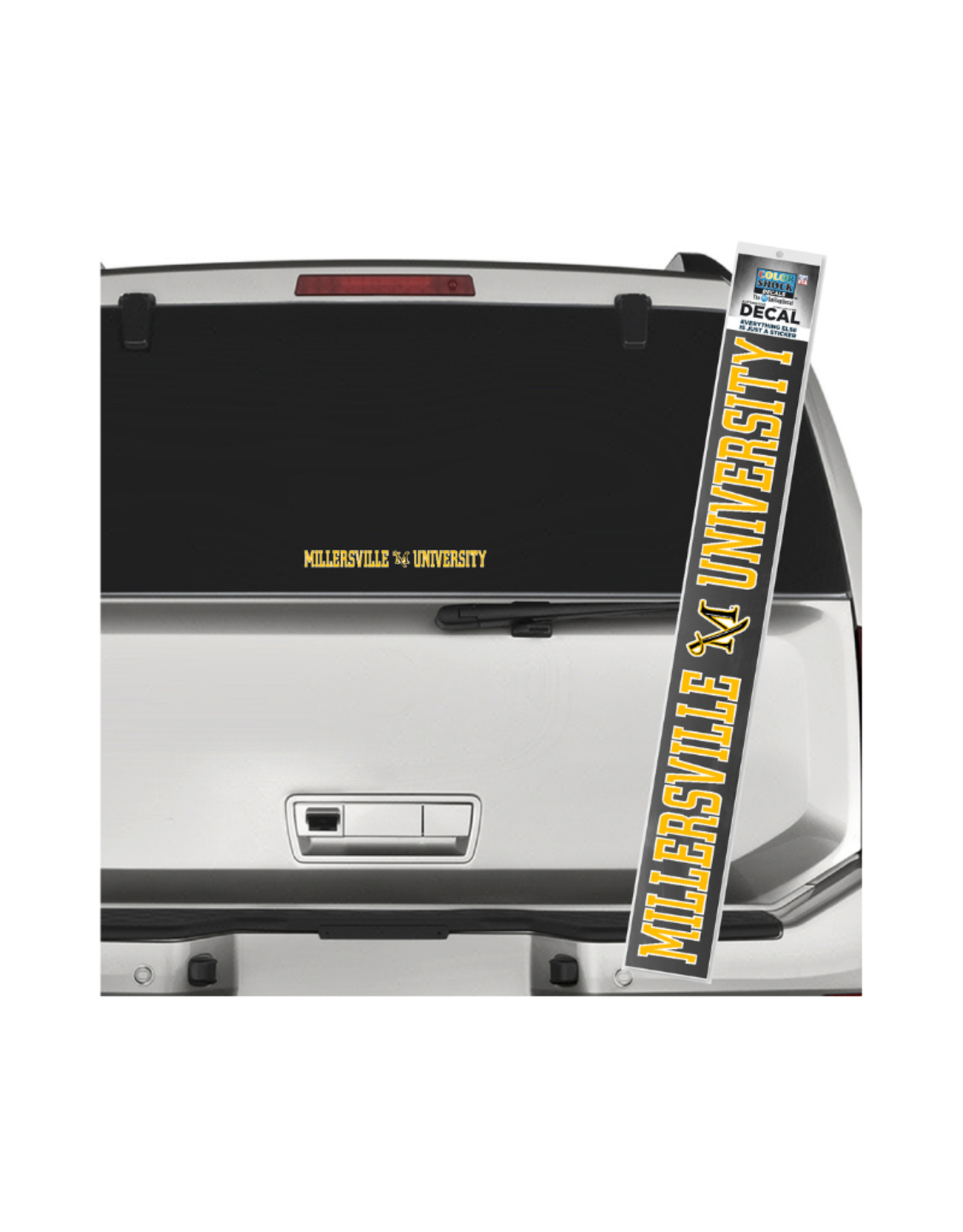 Millersville University & M Sword Long Decal