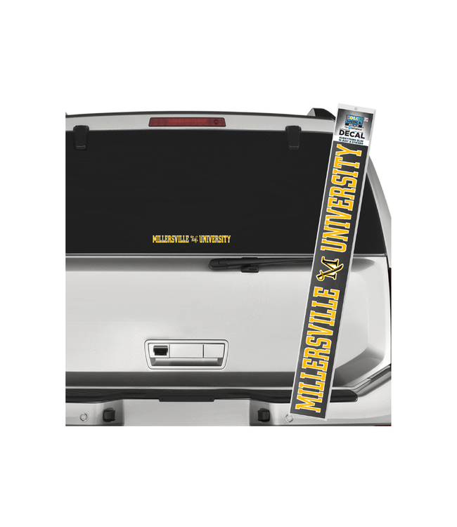 Millersville University & M Sword Long Decal