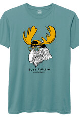 League Just Chillin Moose Standard Tee Harbor
