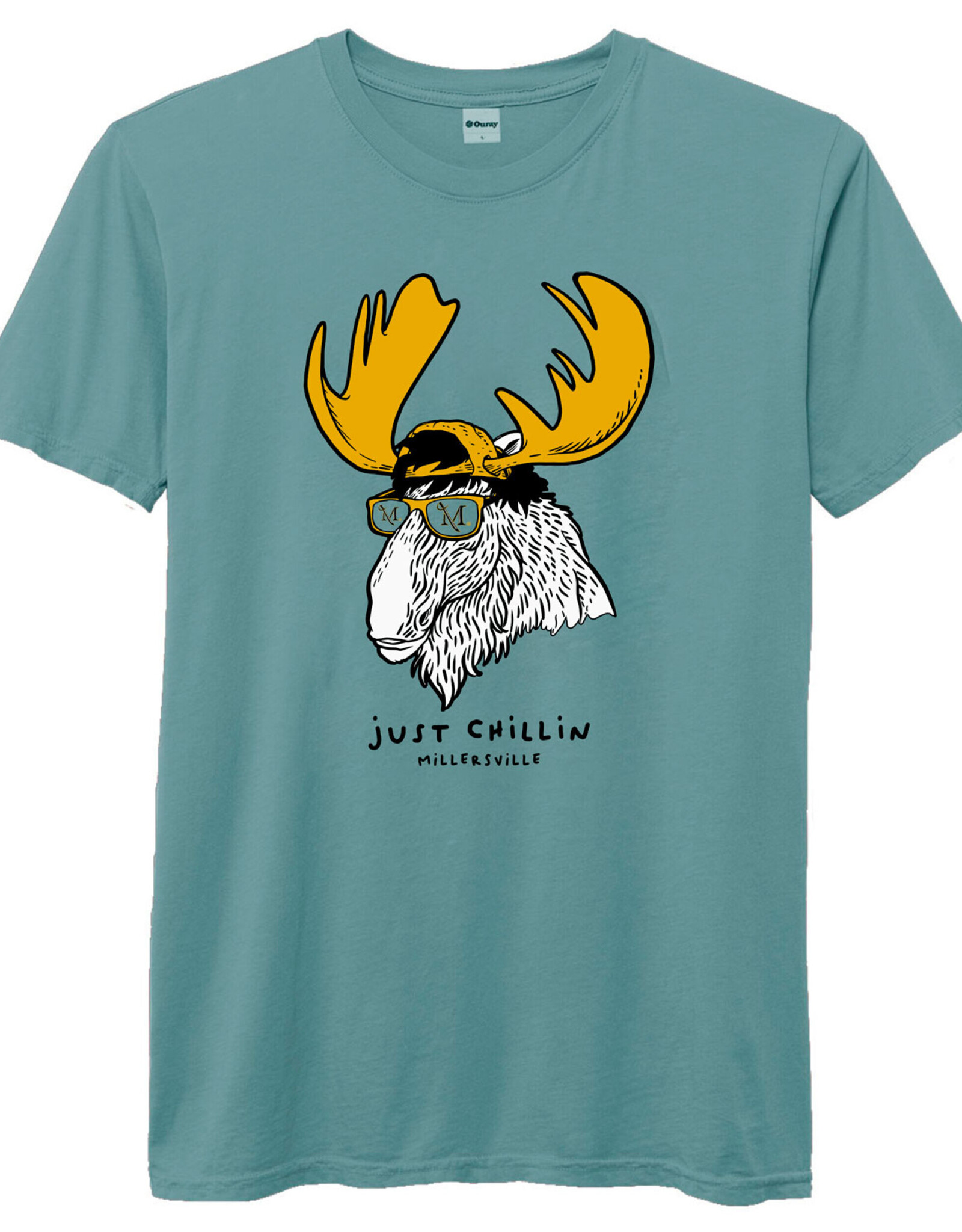 League Just Chillin Moose Standard Tee Harbor