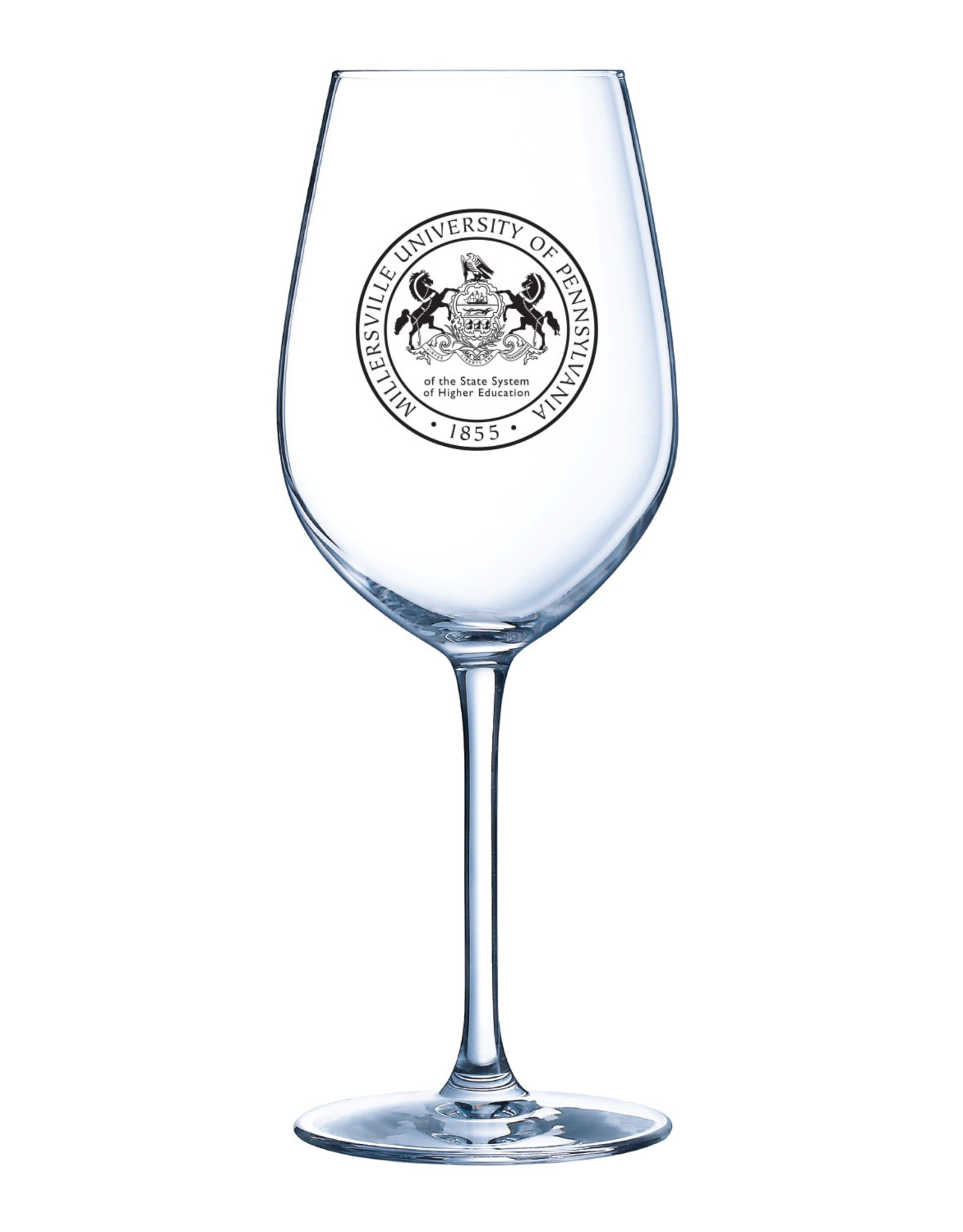 13oz Millersville Seal Wine Glass