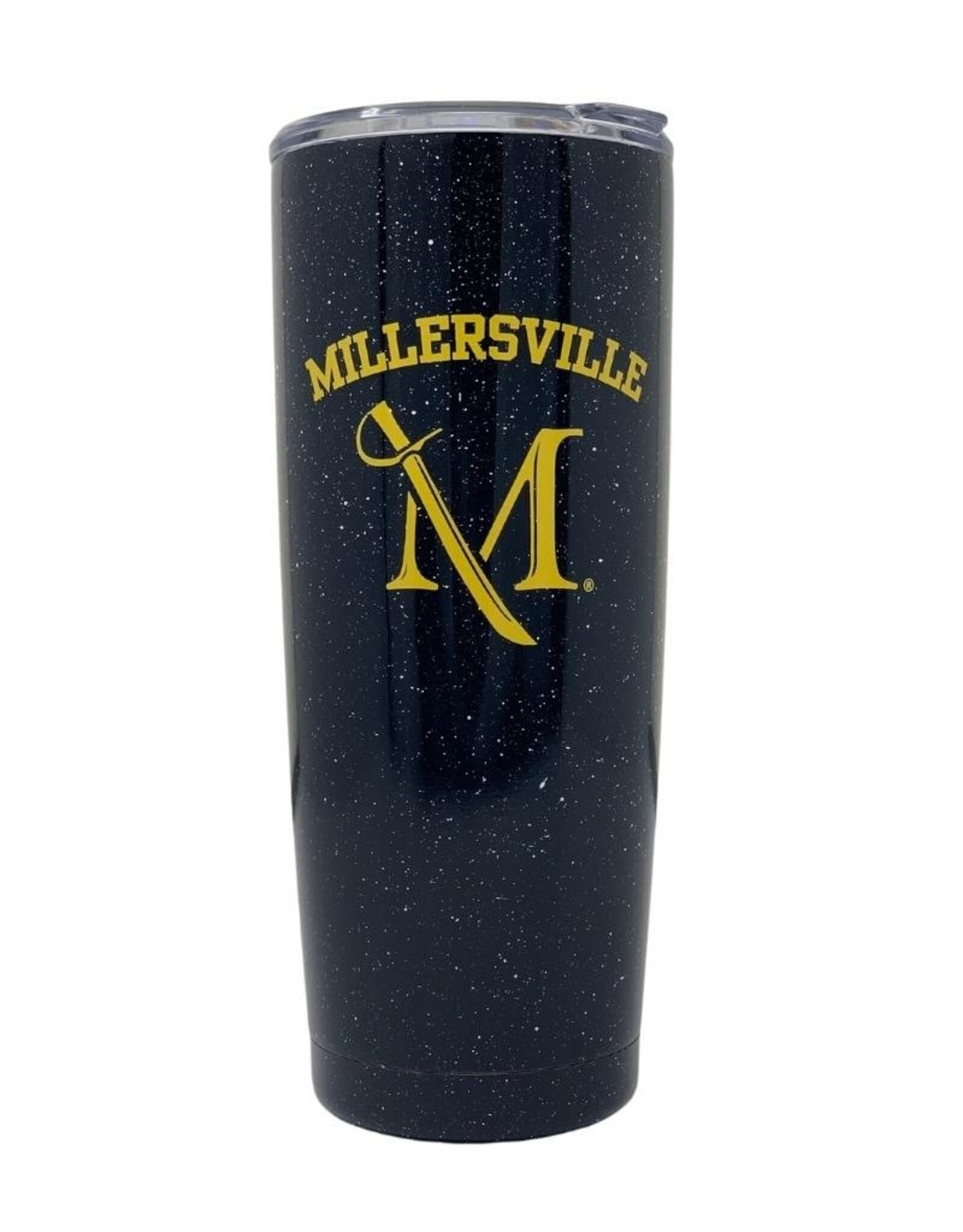 Black Speckled Vacuum Hiker Travel Tumbler