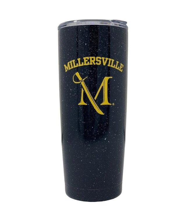 Black Speckled Vacuum Hiker Travel Tumbler