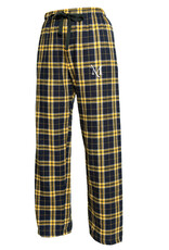 Black and Gold Flannel Pants