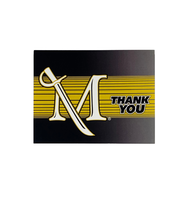 Millersville M Sword Thank You Card