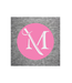 M Sword Breast Cancer Awareness Button