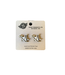 M Sword Stud Earrings