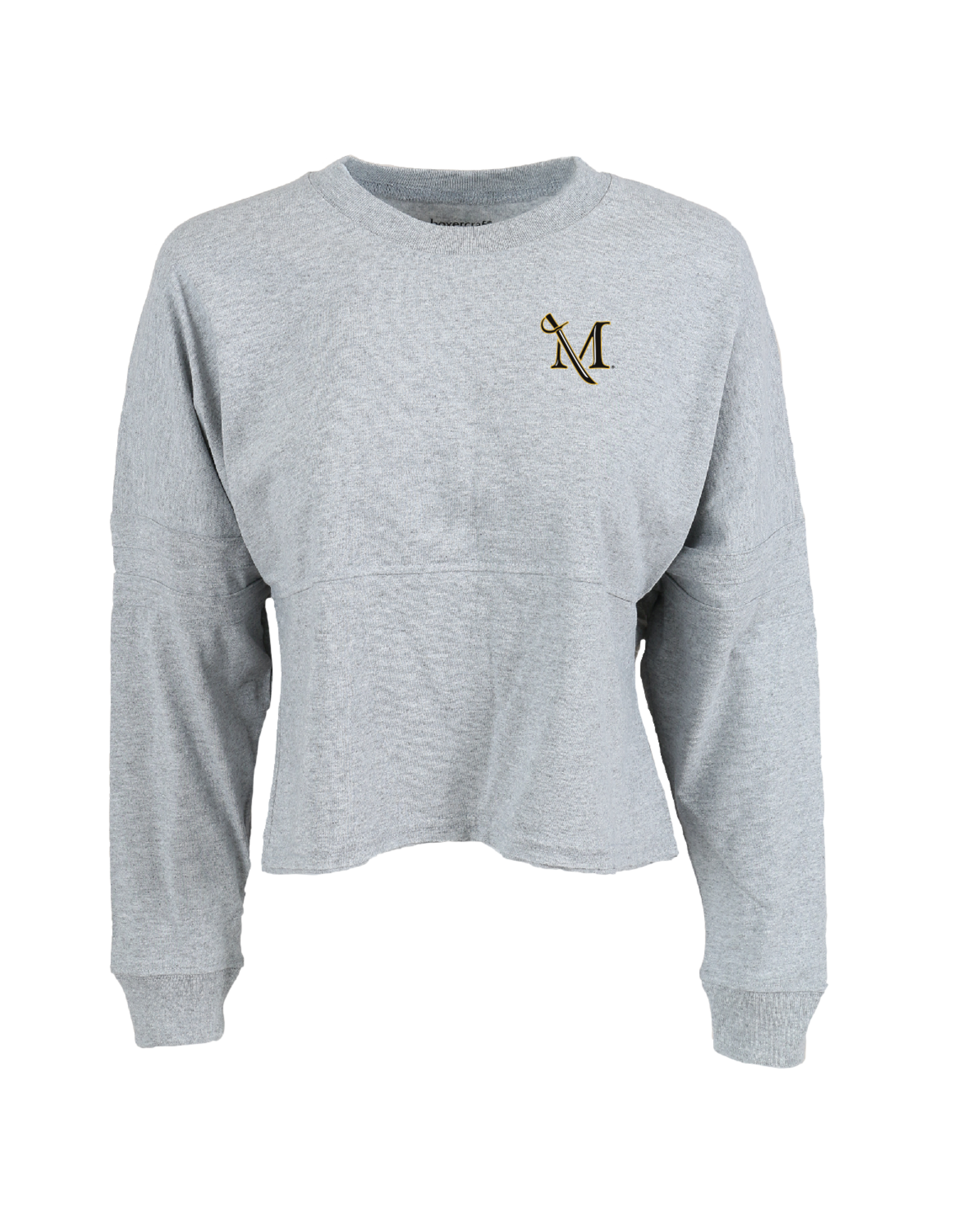 Cropped Retro Jersey Oxford Grey