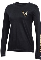 Champion Women's University 2.0 Longsleeve Tee with Sleeve Print