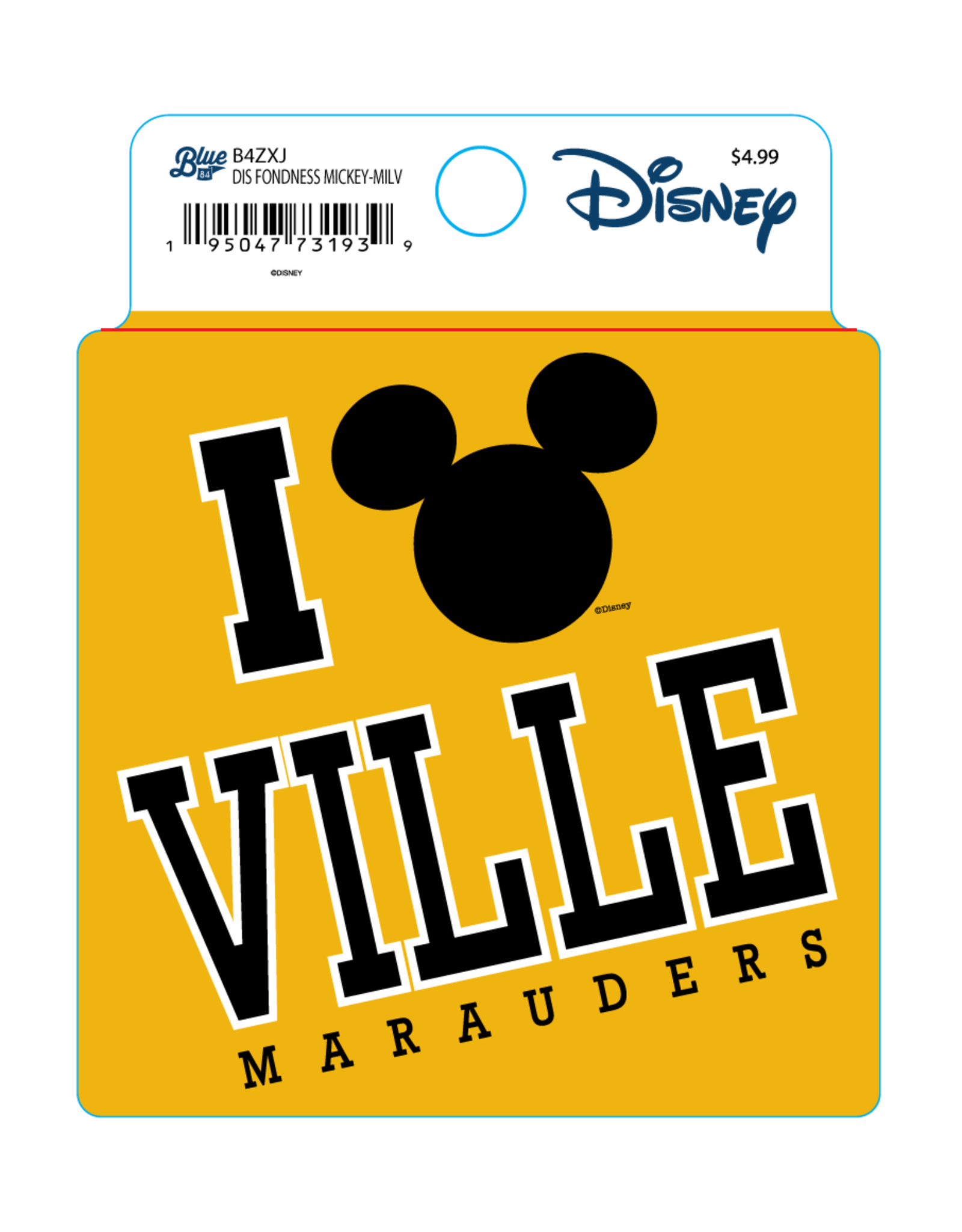 Disney Mickey Head Sticker