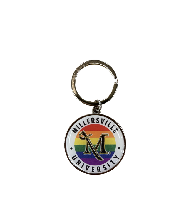 Rainbow Round Key Tag